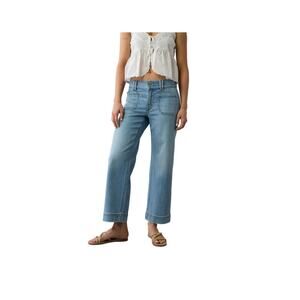 NEW AE  Stretch High-Waisted Stovepipe Crop Jean 10s 30w